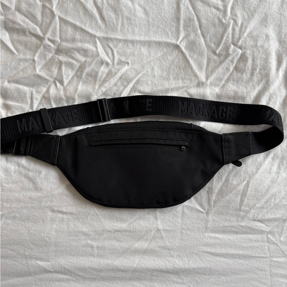 Mackage Black Belt Bag for Men